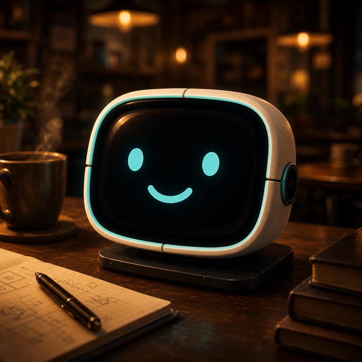 BrewBot, the friendly Coffee With Humans AI companion